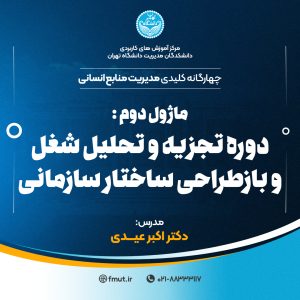 تجزیه و تحلیل شغل و بازطراحی ساختار سازمانی